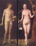 Albrecht Durer Adam and Eve oil painting
